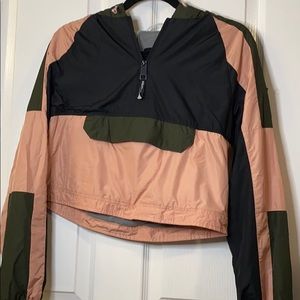 Windbreaker crop top